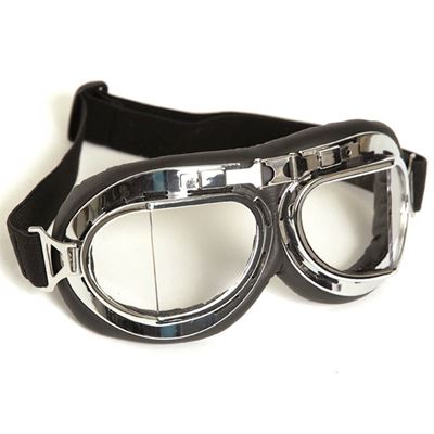 Occhiali tipo RAF da pilota CROMO