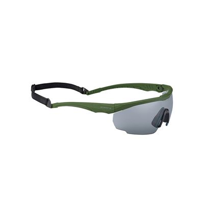 Occhiali SWISS EYE® BLACKHAWK montatura VERDE / 3 lenti