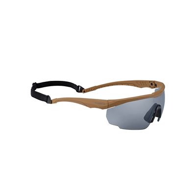 Occhiali SWISS EYE® BLACKHAWK montatura COYOTE / 3 lenti