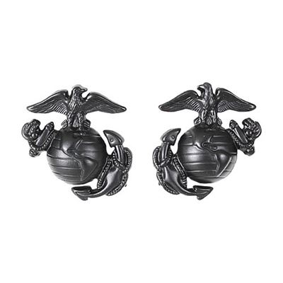 Distintivo SUBDUED MARINE CORP GLOBE & ANCHOR NERO
