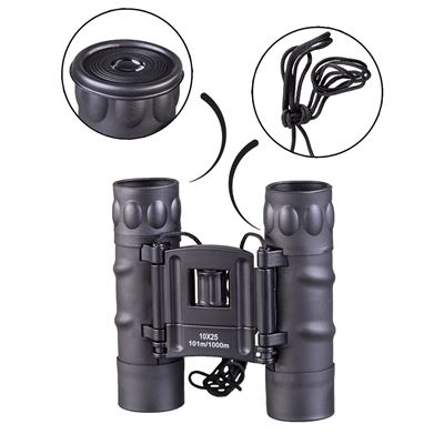 Binocolo 10x25 GEN II gommato con custodia NERO MIL-TEC® 15702102 2