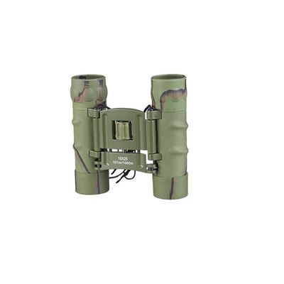 Binocolo 10x25 GEN II gommato con custodia mimetica