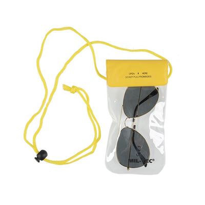 Custodia impermeabile da collo 95x195 mm GIALLO