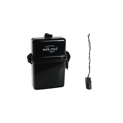 Scatola impermeabile da collo 25x70x110 mm NERA