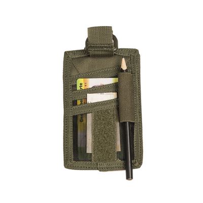 Portadocumenti con chiusura a strappo VERDE MIL-TEC® 15847101 2