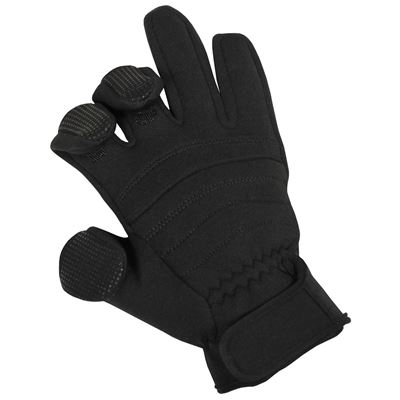 Guanti in neoprene COMBAT NERI MFH 15873A 2