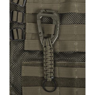 Moschettone MOLLE con PARACORD VERDE MIL-TEC® 15908001 2