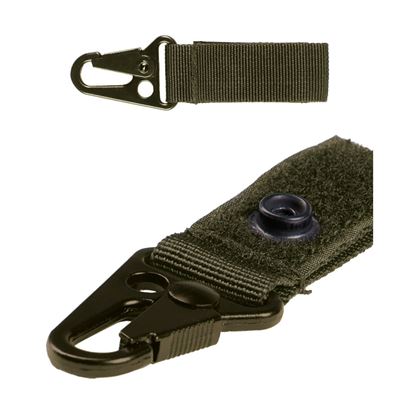 Cinghia / portachiavi con moschettone 7 cm VERDE MIL-TEC® 15916001 2