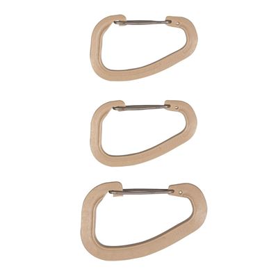 Moschettoni WILDO set 3 pz COYOTE Wildo® 89631 2