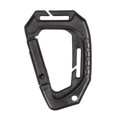 Moschettoni tattici MOLLE 2 pz NERI