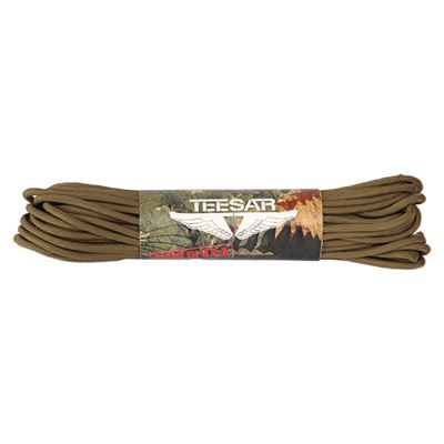 Corda paracadute US ø 3 mm / 16 m / 50 piedi COYOTE