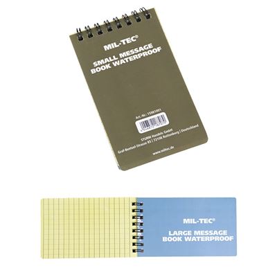 Blocco/quaderno piccolo impermeabile MIL-TEC® 15981001 2