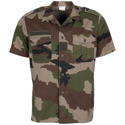 Camicia francese da campo a maniche corte CCE TARN usata