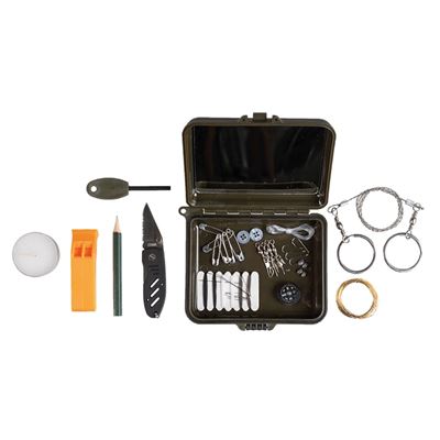 Kit di sopravvivenza KPZ SURVIVAL BOX in plastica MIL-TEC® 16027200 2