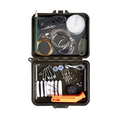 Kit di sopravvivenza KPZ SURVIVAL BOX in plastica