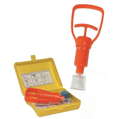 Pompa per succhiare il veleno di serpenti o ragni