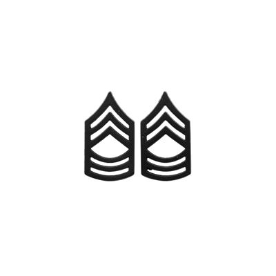 Distintivo di grado Army MASTER SERGEANT SUBDUED NERO