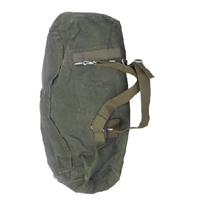 Sacco da viaggio BW ZIP cilindrico con cinghie usato Bundeswehr 91380400 2