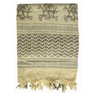 Sciarpa SHEMAGH Teschi Sabbia/Nero