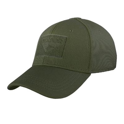 Cappellino tattico FLEX in poliestere VERDE