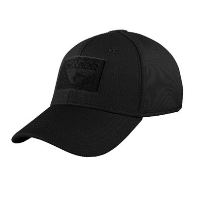 Cappellino tattico FLEX in poliestere NERO
