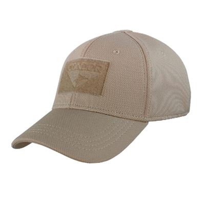 Cappellino tattico FLEX in poliestere TAN