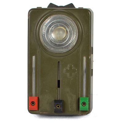 Torcia tascabile svizzera a tre colori usata