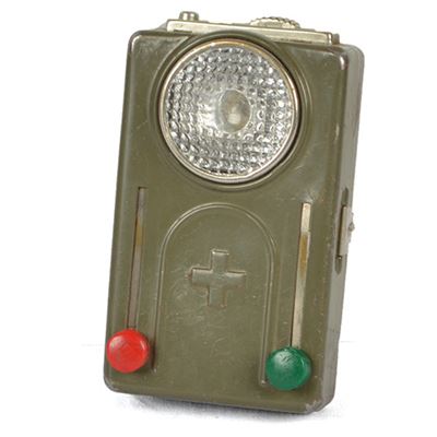 Torcia tascabile svizzera bicolore usata