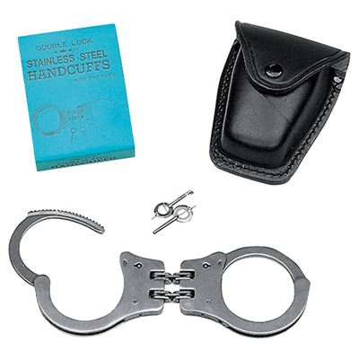 Manette della polizia DOUBLE LOCK rigide ARGENTO MIL-TEC® 16203000 2