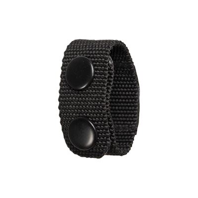 Cintura SECURITY con bottone a pressione. NERO