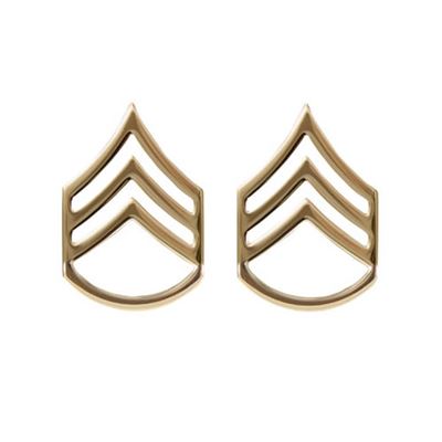 Distintivo di grado STAFF SERGEANT POLISHED GOLD