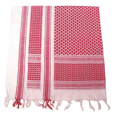 Sciarpa SHEMAGH in cotone ROSSO-BIANCO MFH 16503I 2