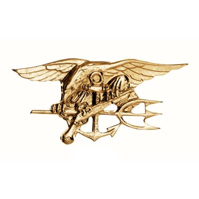 Distintivo NAVY SEALS DORATO