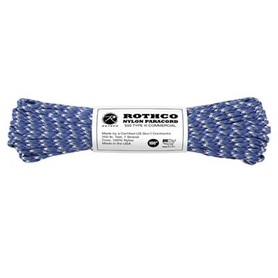 Corda PARACORD nylon 550LB ø 4 mm / 30 m BLU CAMO