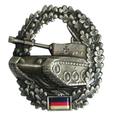 Distintivo BW sul berretto Panzertruppe