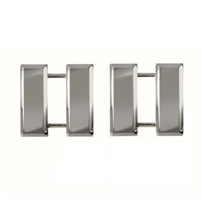 Distintivo di grado CAPTAIN POLISHED OFFICER ARGENTO