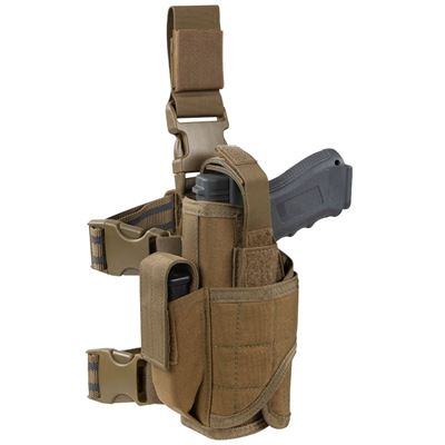 Fondina da coscia SINISTRA TORNADO COYOTE BROWN