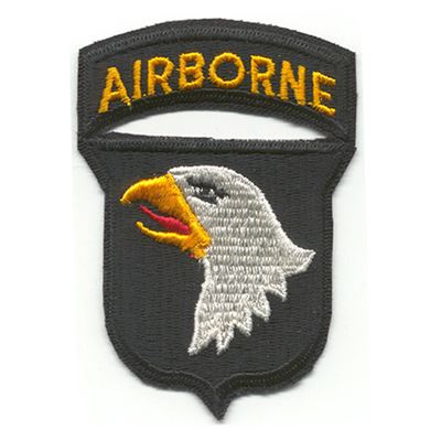 Toppa US 101 AIRBORNE "aquile urlanti" velcro