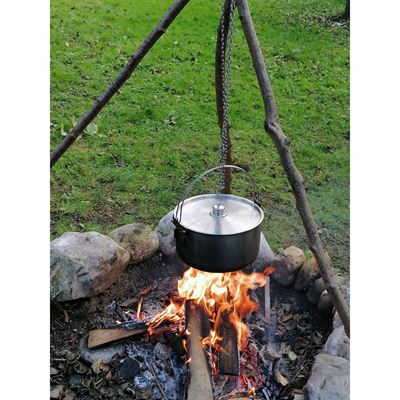 Pentola in acciaio inox HORDEN 10 litri. Doppio manico + piedini. Origin Outdoors 179613 11