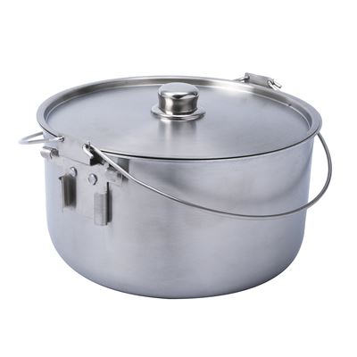 Pentola in acciaio inox HORDEN 10 litri. Doppio manico + piedini. Origin Outdoors 179613 2