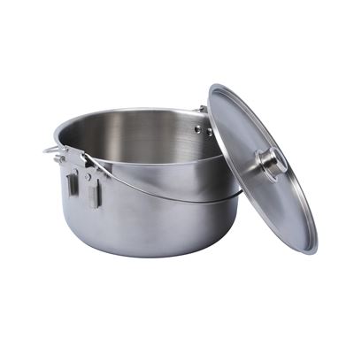Pentola in acciaio inox HORDEN 10 litri. Doppio manico + piedini. Origin Outdoors 179613 3