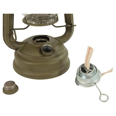 Lampada a petrolio 25 cm Hurricane VERDE OPACO Origin Outdoors 179657 3