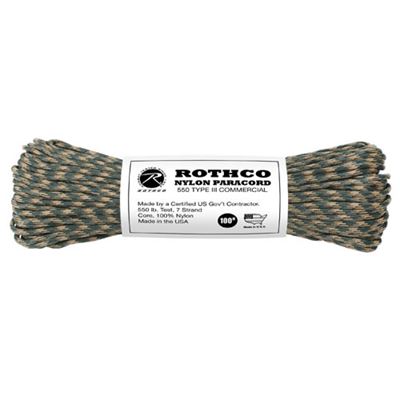 Corda PARACORD nylon 550LB ø 4 mm / 30 m CAMO