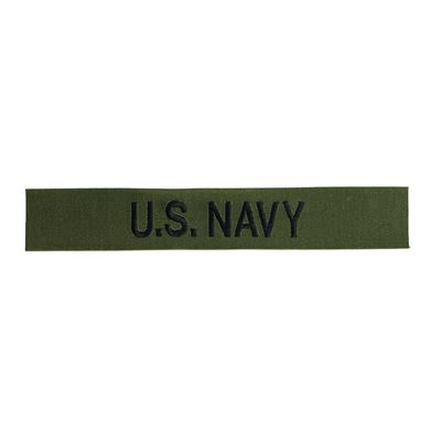 Toppa "U.S. NAVY" filo nero OLIV