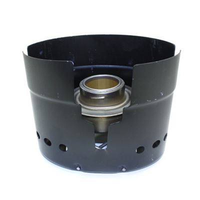 Fornello SVEDESE senza reno ALU NERO usato