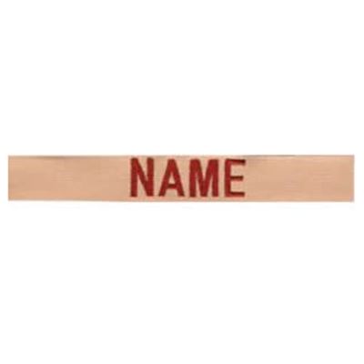 Etichetta con nome 3x "NAME" DESERT