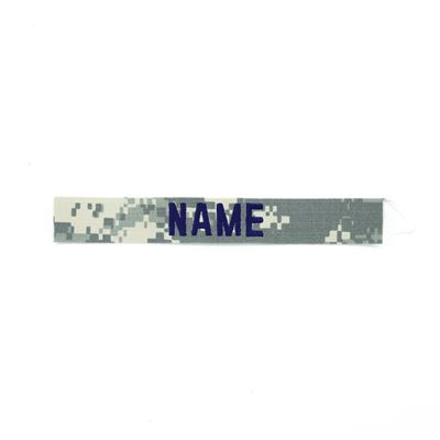 Etichetta con nome "NAME" 12,5 cm filo blu VELCRO ACU DIGITAL