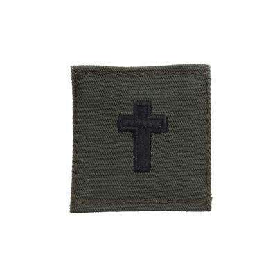 Toppa VOJENSKÝ KNĚZ (sacerdote militare) con velcro VERDE