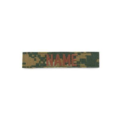 Toppa con nome 3x "NAME" MARPAT WOODLAND