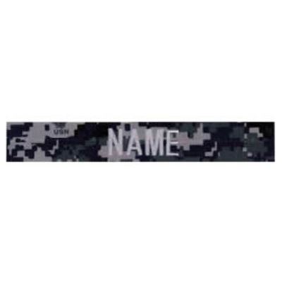 Toppa con nome "NAME" filo argentato DIGITAL NAVY